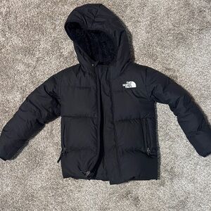 The North Face Kids Charcoal Puffer Jacket